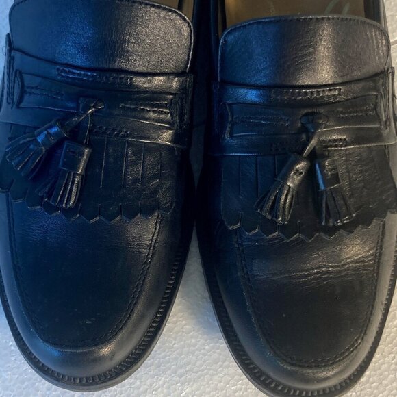 Nunn Bush  SZ 8 Black leather Kilt & Tassel Comfort Gel Loafer Casual Office main image 8